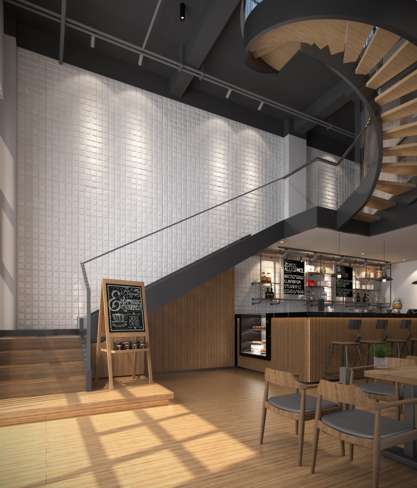 Декоративная панель 3D. WAVE 500x500 мм