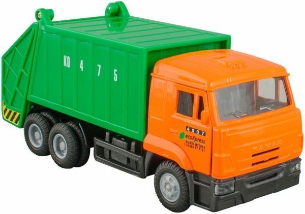 Автомодель Технопарк 1:43 КамАЗ мусоровоз CT12-457-4WB