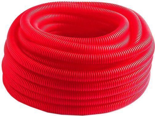 Труба гофрированная MONOIZOL для водоснабжения красная 24/28 мм