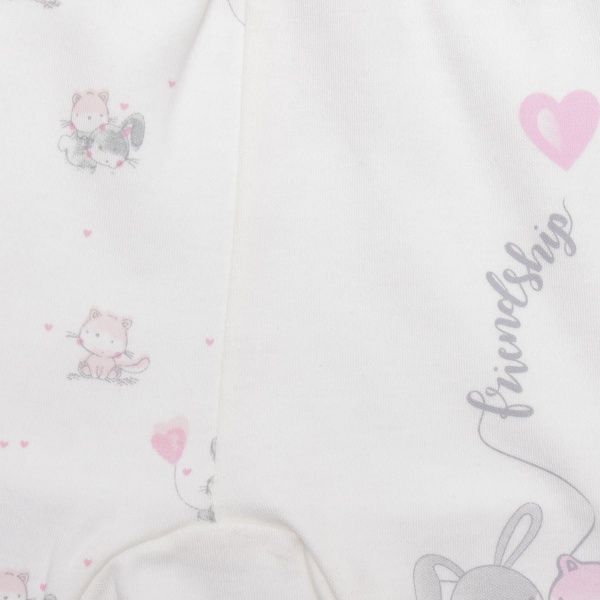 Ползунки для девочек Baby Veres Friendship р.68 розовый 