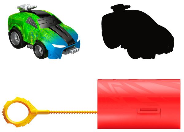 Ігровий набір Boom City Racers HOT MAMALE! Машинки з пусковим пристроєм - 2 шт. 6631576