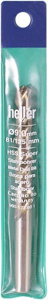 Сверло по металлу Heller HSS-Super 81x125 мм 9 мм 17780
