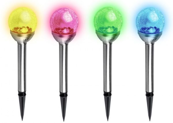 Світильник на сонячній батареї ФАZА SLR-S05 IP44 різнокольоровий 5033382 