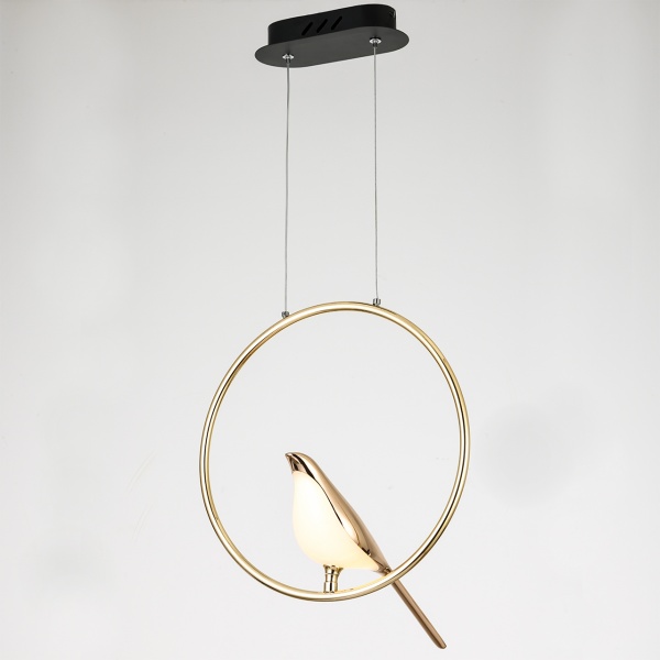 Світильник світлодіодний Hopfen з пультом ДУ 8 Вт золото/чорний 3000-6000 К BIRD 1P-BG 8W 