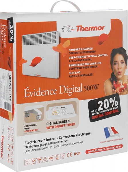 Конвектор електричний Thermor конвектор електричний СMG-D MK01 1500 New + комплект підставок Atlantic design