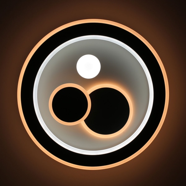 Светильник светодиодный Светкомплект ACR 4838 3R RC 85 Вт белый с черным 2800-4500-6000 К 