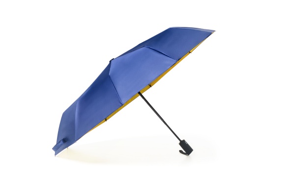 Зонт KRAGO с двойным куполом желтый/синий 