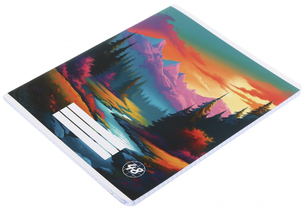 Тетрадь школьная Asia24 48 листов скоба клетка Nota Bene