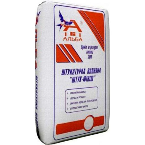 Шпаклевка Альба финиш-С 4 кг