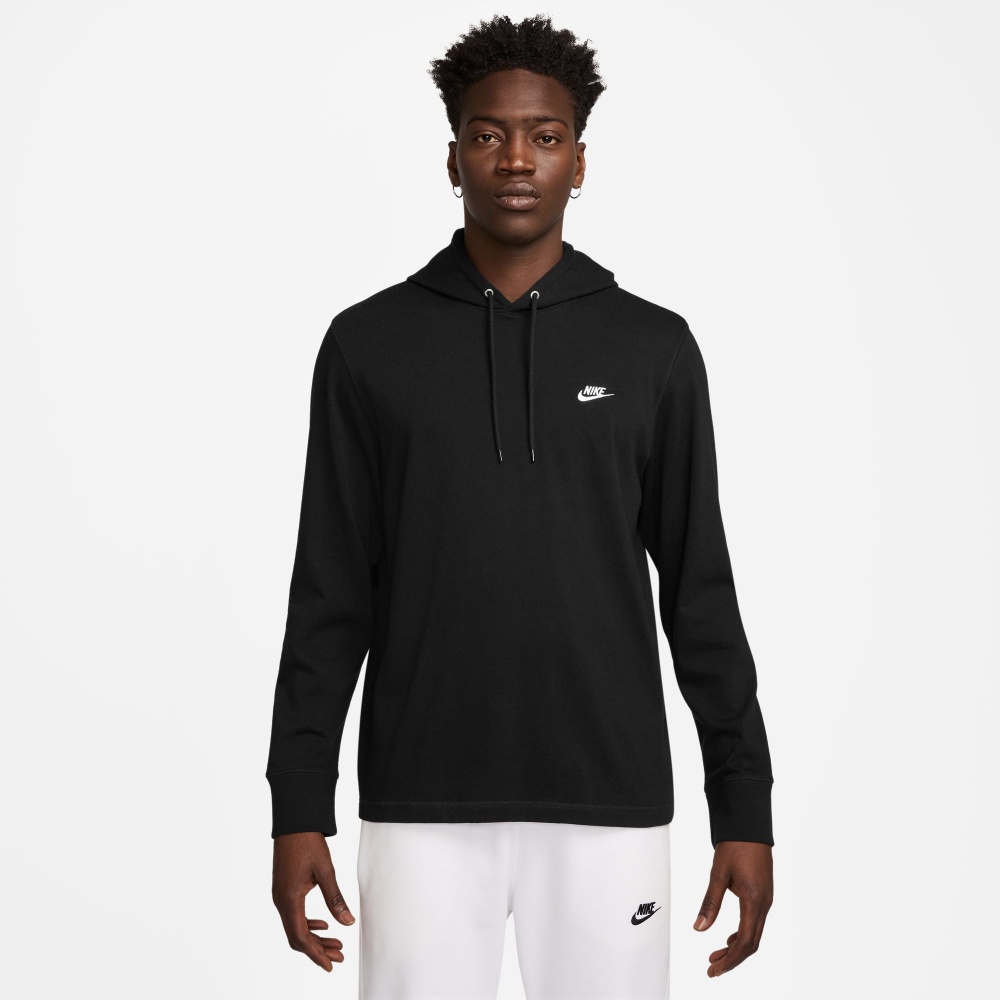 Джемпер Nike M NK CLUB KNIT PO HOODIE HV1151-010 р.L черный