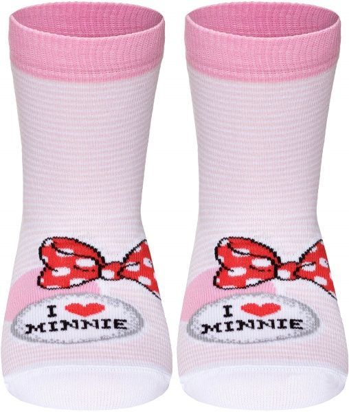 Носки детские Conte-Kids Disney Минни Маус 350 17С-126СПМ р.20 светло-розовый с рисунком 