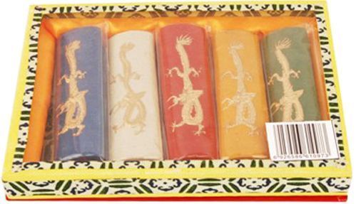 Туш китайська суха 5 кольорів 300012