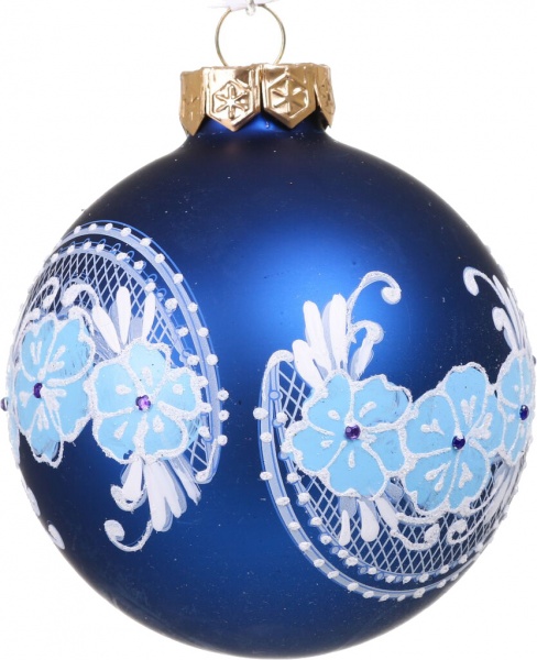 Куля новорічна Декор-престиж d 80 мм в асортименті