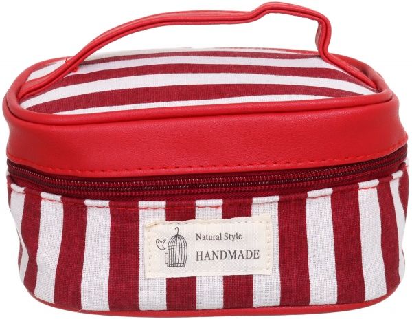 Косметичка Полоска красный 