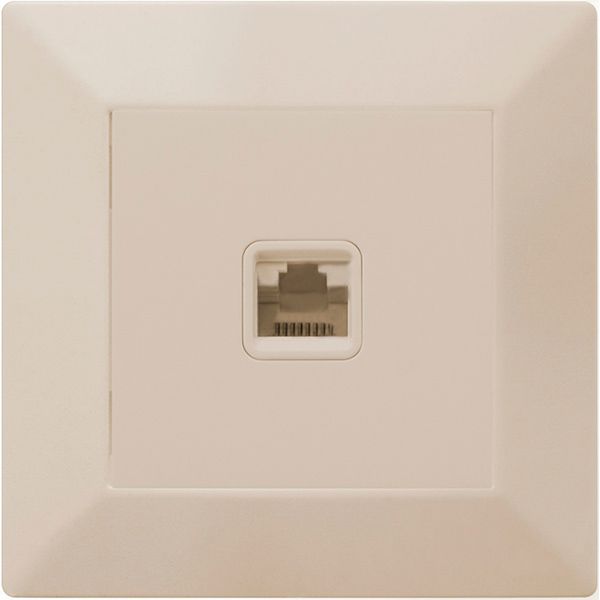 Розетка компьютерная HausMark Alta кремовый SNG-SCP.SQ20MG1PC-CR