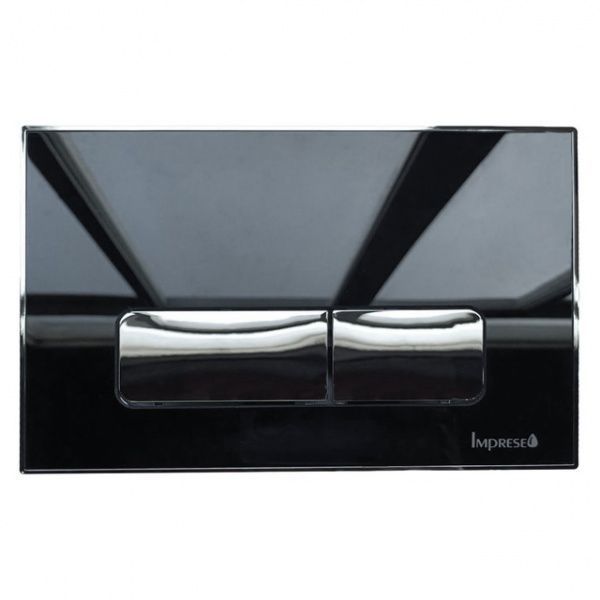 Панель змиву Imprese i7110AW пластикова, вставка з акрилу, біла глянцева