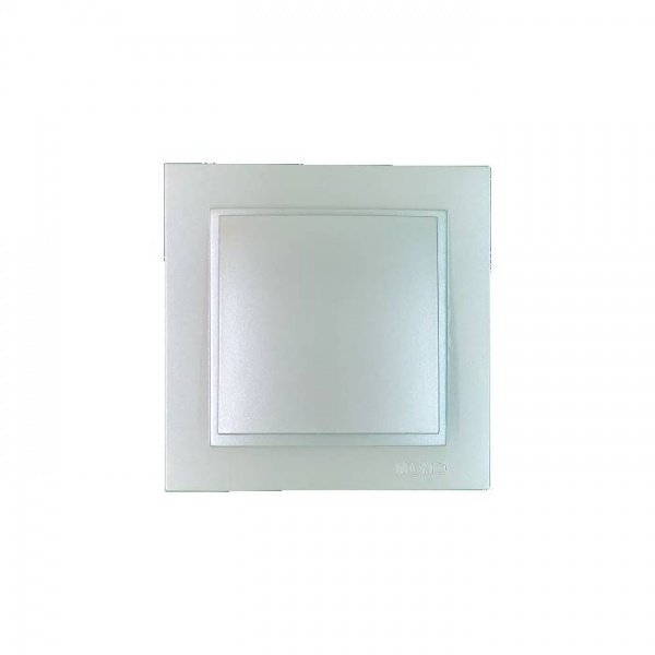 Вимикач одноклавішний Mono Despina без підсвітки перлина 102-252525-100