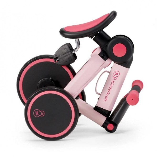 Велосипед детский Kinderkraft 3 в 1 4TRIKE Candy Pink розовый KR4TRI00PNK0000 