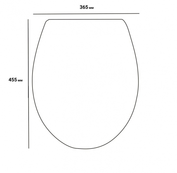 Сидіння для унітаза з кришкою Rapal WOOD дюропласт Soft close Rapal