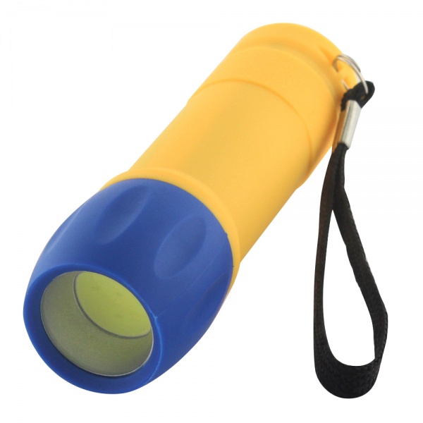 Фонарик Quantum QM-FL1045-PB Smile 3W COB 2 шт. синий/желтый