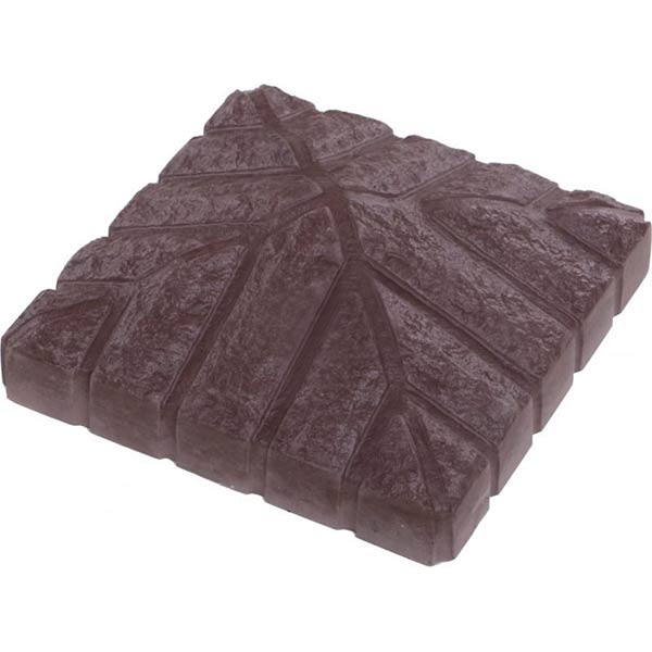 Кришка на стовп Скала Шоколад 410x410x150 мм коричневий МЕГАЛІТ 