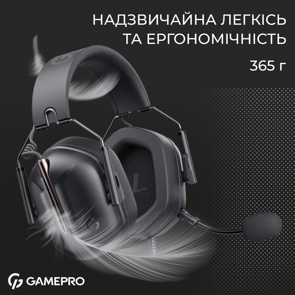 Гарнітура GamePro HS1350B black (HS1350B)