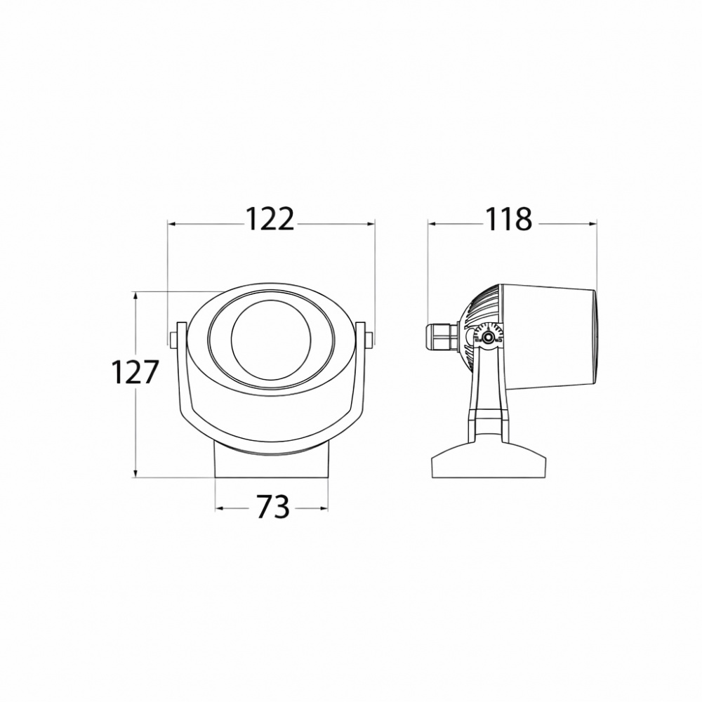 Светильник уличный напольный FUMAGALLI MINITOMMY-EL SPIKE CCT GU10 2,9 Вт IP66 черный