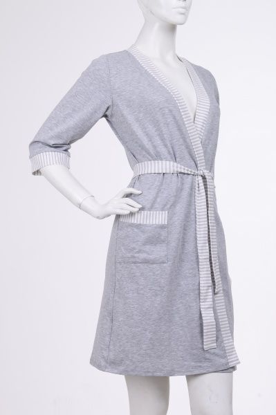 Халат Smileyworld 001/16161 р. L сірий 