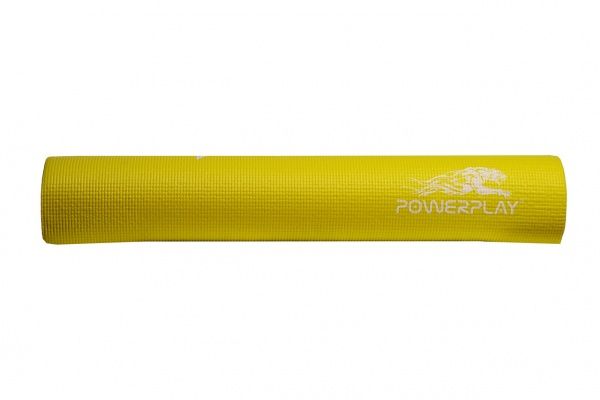 Коврик гимнастический PowerPlay 4011 желтый
