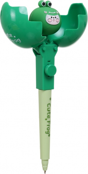 Ручка кулькова Жабеня кольорова в асортименті 