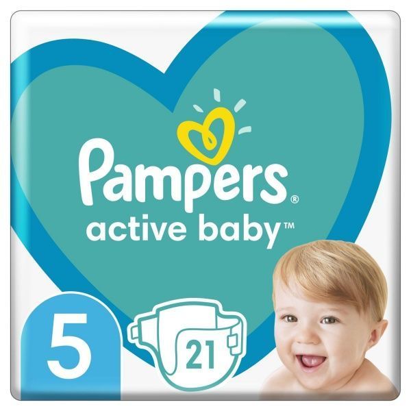 Підгузки Pampers Active Baby Розмір 5 (11-16 кг) 21 шт.