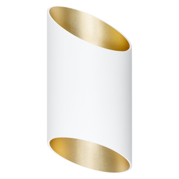 Світильник настінний Ledvance Smart+ Wifi Orbis Wall Cyldro 2x5 Вт білий із золотистим 