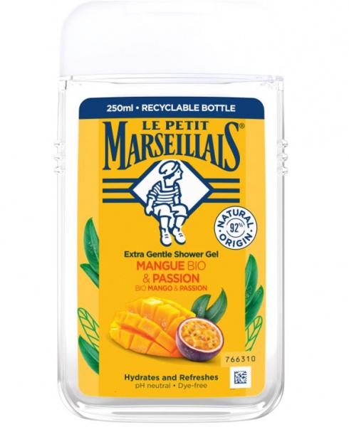 Гель для душа Le Petit Marseillais БИО Манго и Маракуйя 250 мл 250 мл