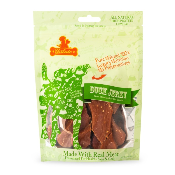 Снеки Yalute Foods утка и банан 100 г DU-43