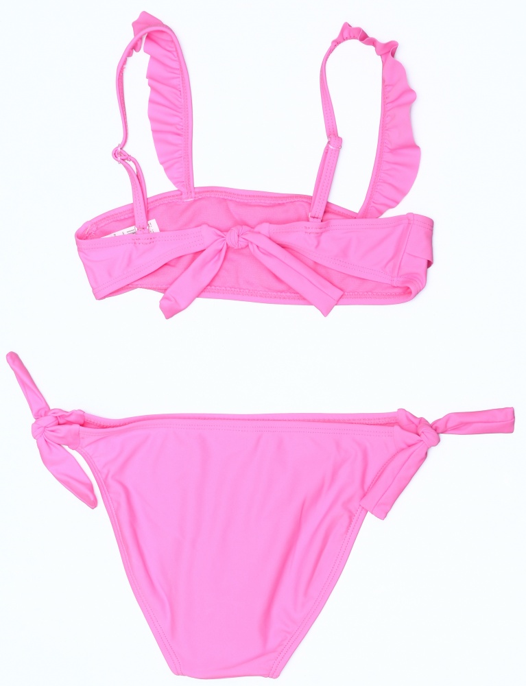 Купальник для дівчаток Shantou волани Basic р.122-128 фуксія 24ENGL7