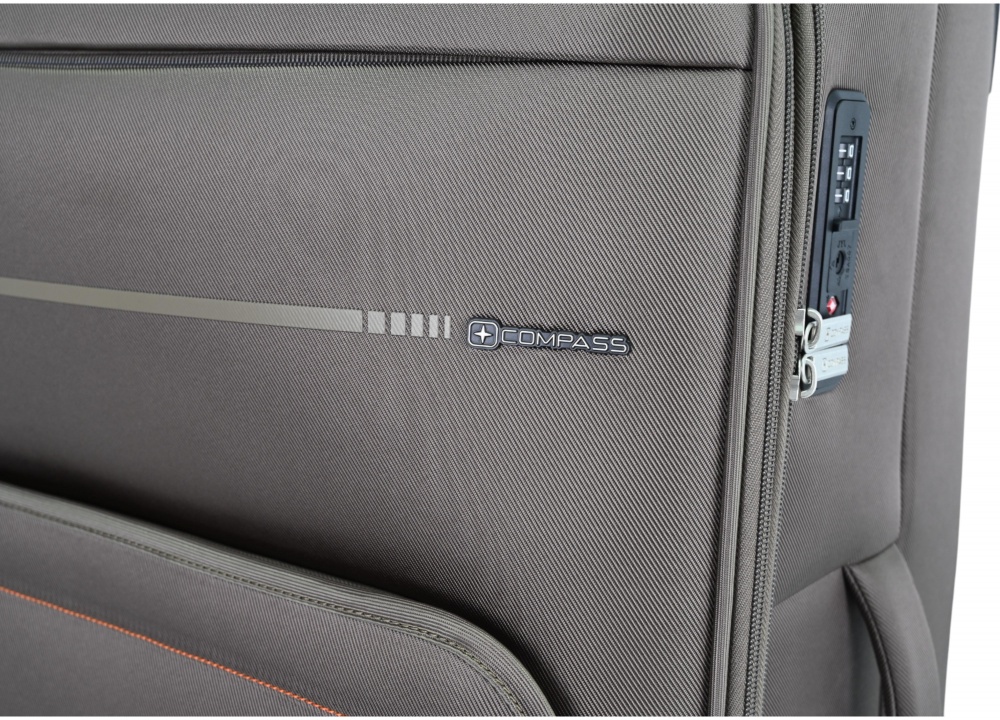 Валіза Compass MS-3006 62 л коричневий 69x44x24 см M