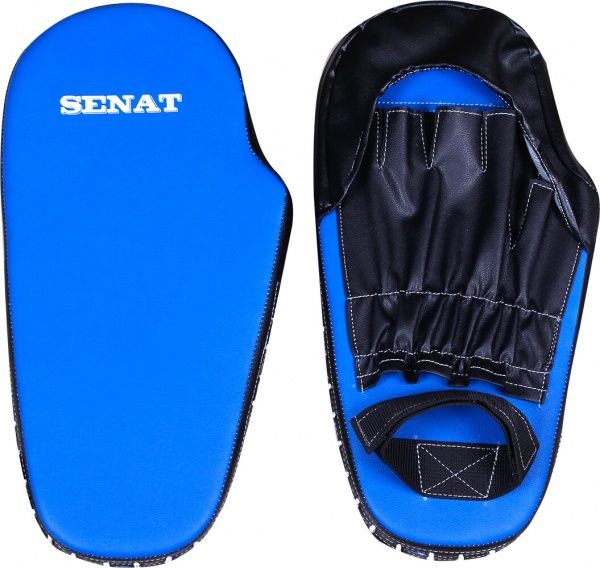 Лапы боксерские SENAT 1628-bl 39х19 см синий 
