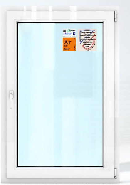 Окно поворотно-откидное REHAU ECOSOL-DESIGN 60 800x1000 мм правое