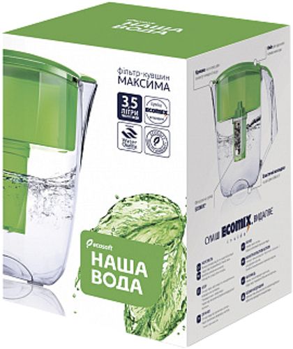 Фильтр-кувшин Наша Вода Maxima зеленый 5л