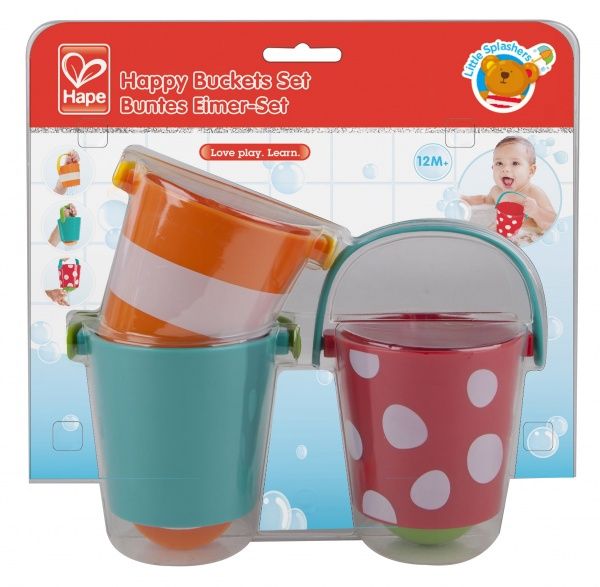 Игровой набор для ванной Hape Счастливые ведра