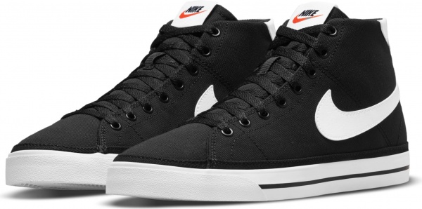 Кроссовки Nike Court Legacy Mid Canvas DD0161-001 р.US 6,5 черный