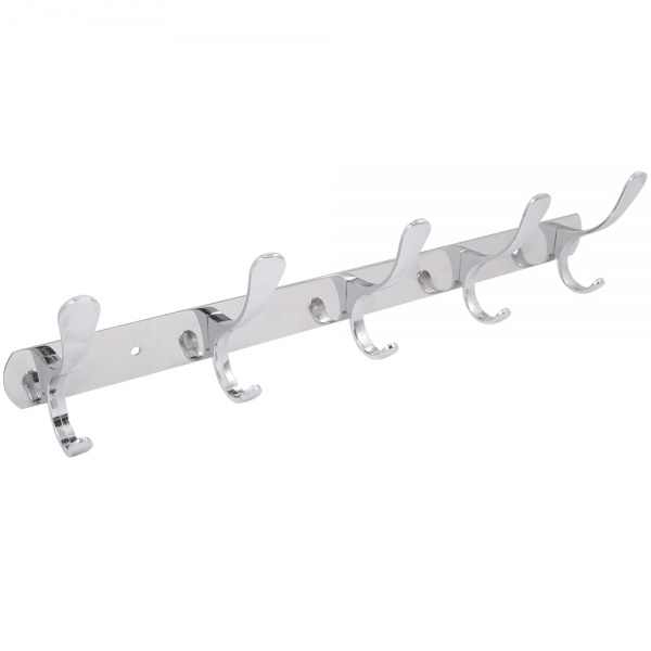 Вішалка гардеробна Arino Wenzel 5 гачків хром