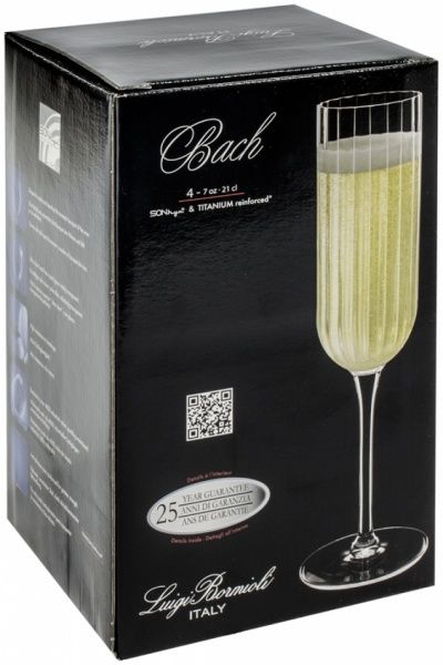 Набір бокалів для шампанського Banch 280 мл 4 шт. Luigi Bormioli