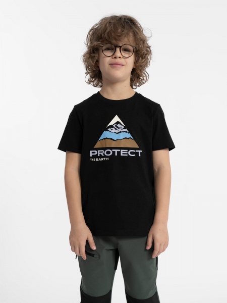 Футболка 4F TSHIRT M0802 4FJAW23TTSHM0802-20S р.164 чорний