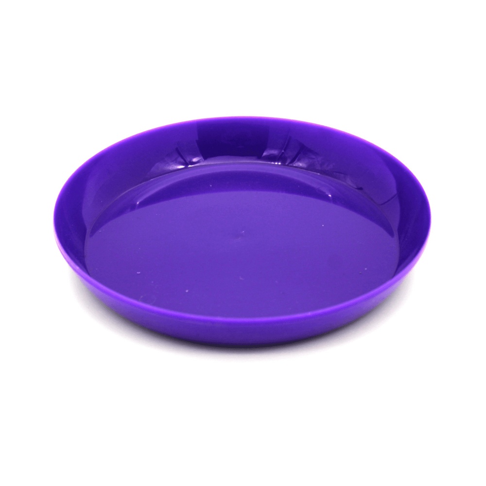 Горшок пластик глянец круглый лаванда 0,4 л Омела