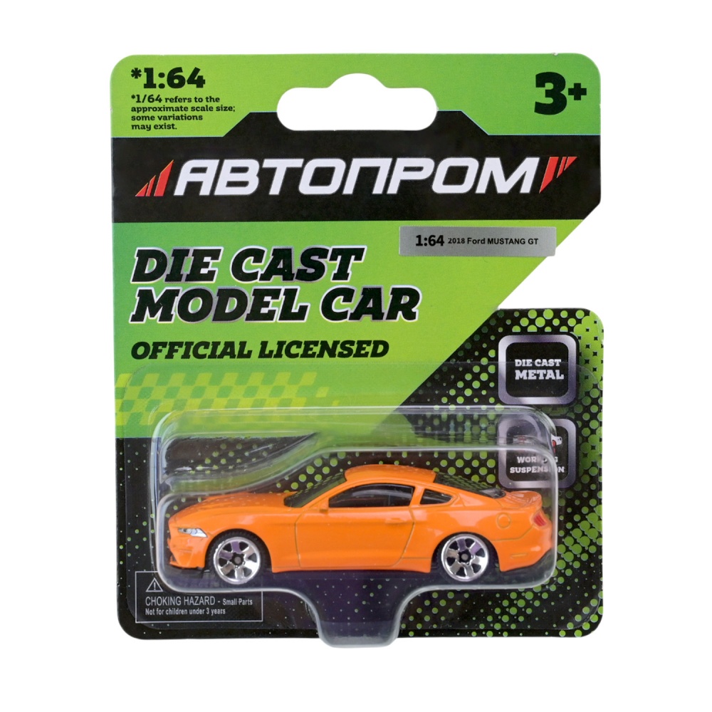 Автомодель Автопром 1:64 микс моделей AP6405