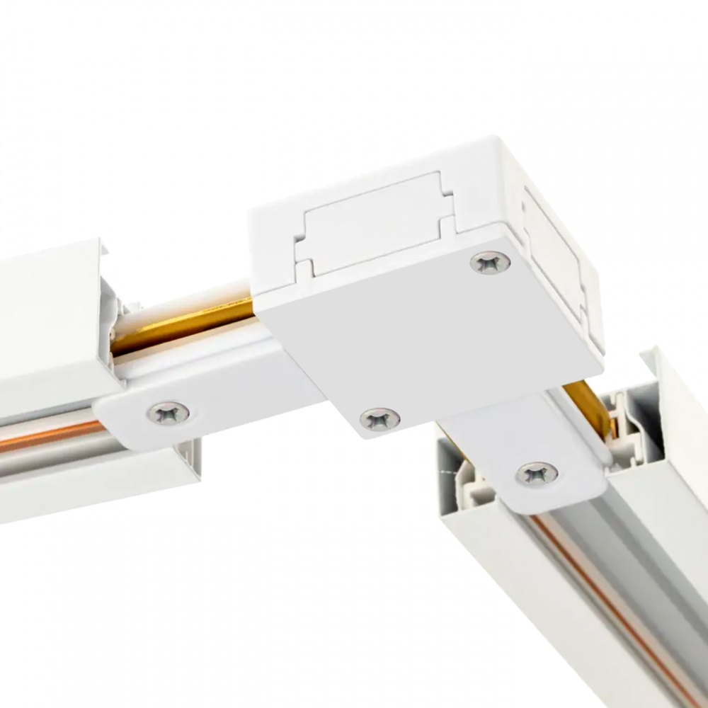 Коннектор Eurolamp для шинопровода белый CNCTR-TR(white)C