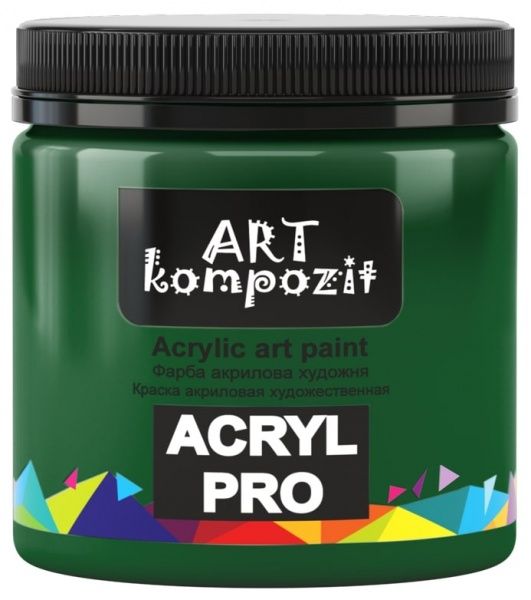 Фарба акрилова 356 зелений особливий 430 мл ART Kompozit