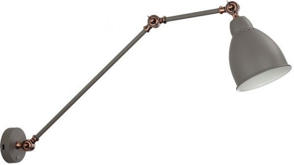Бра Arte Lamp A2055AP-1GY 1x60 Вт E27 серый 