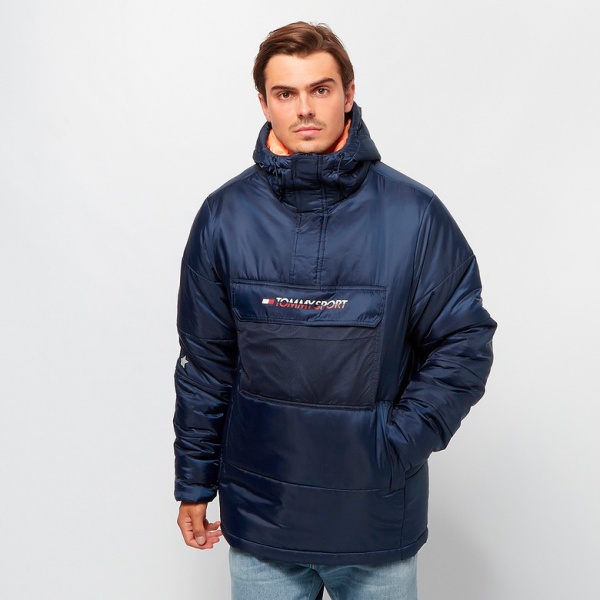 Анорак Tommy Hilfiger BLOCK INSULATION JACKET S20S200264401 р.M темно-синий